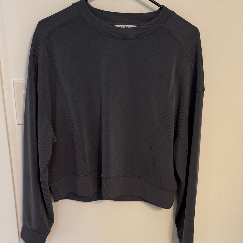 Athleta Seasoft Rib Sweatshirt